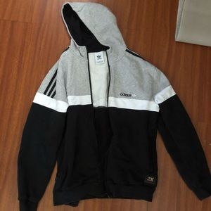 Adidas zip hoodie. Barely worn size medium